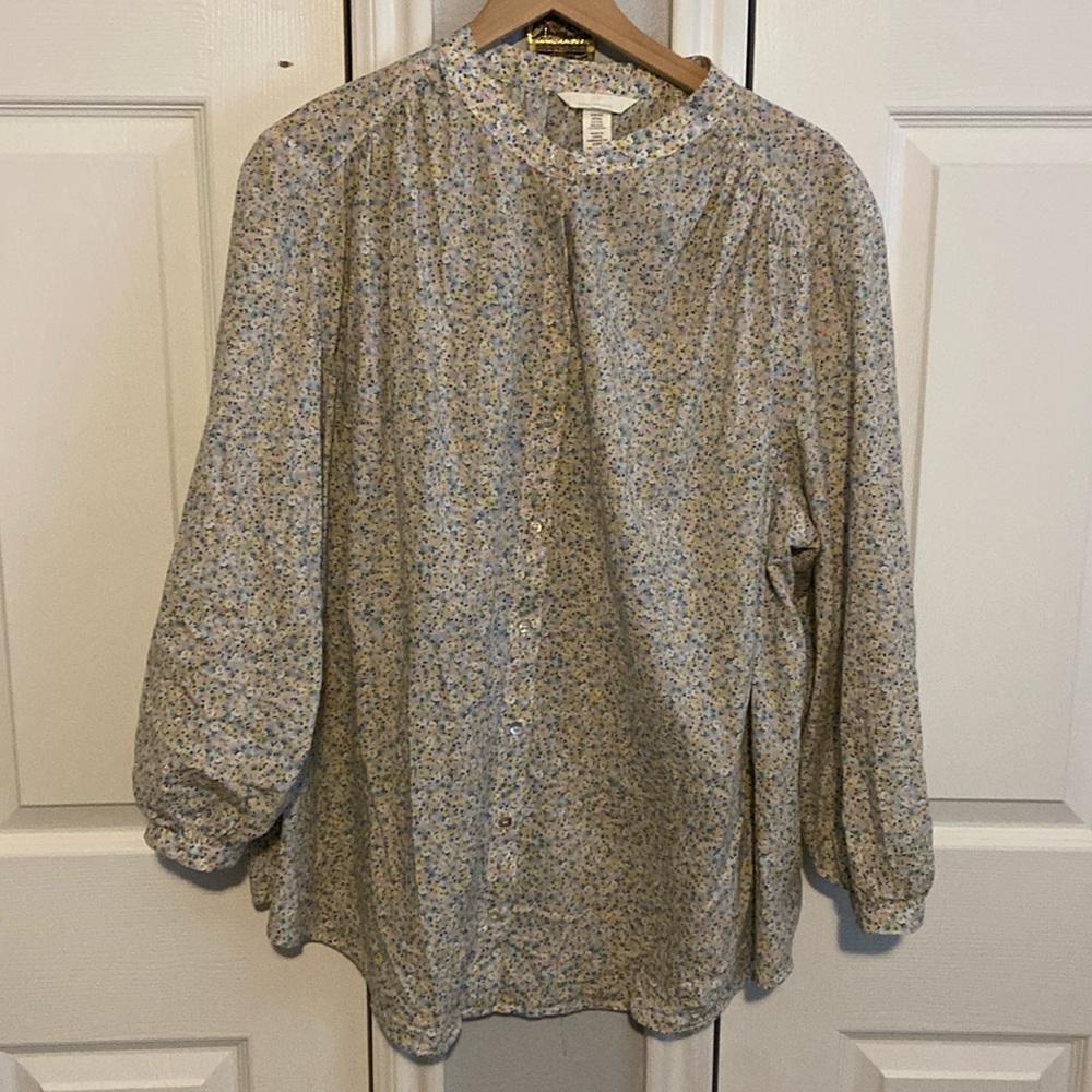 🌸H&M Mama Maternity Floral Balloon-Sleeved Blouse🌸